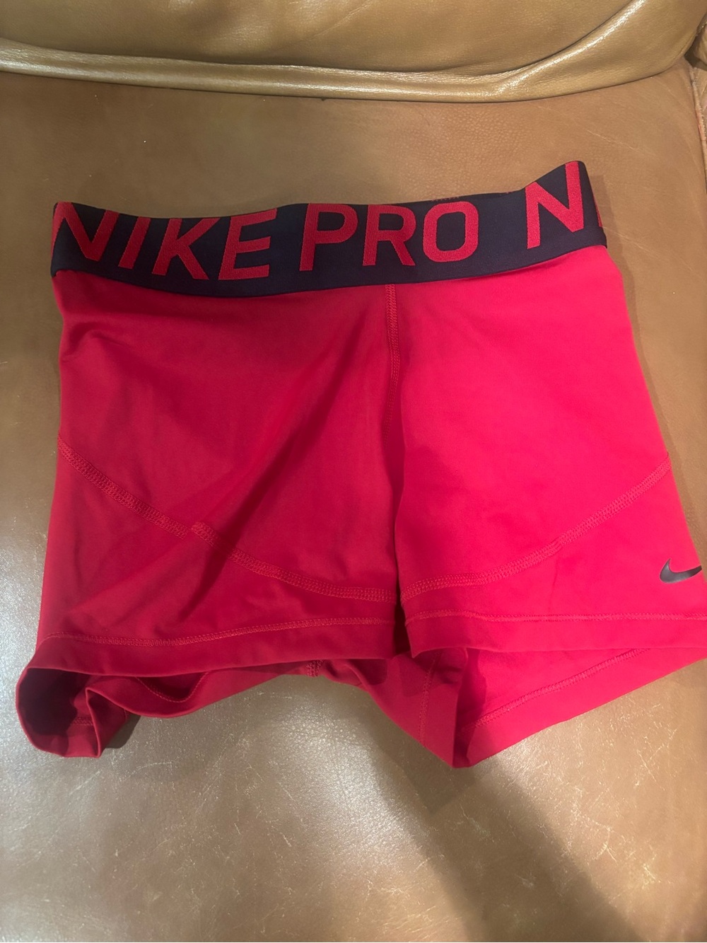 Nike Pro Red Women's Performance Bike Shorts